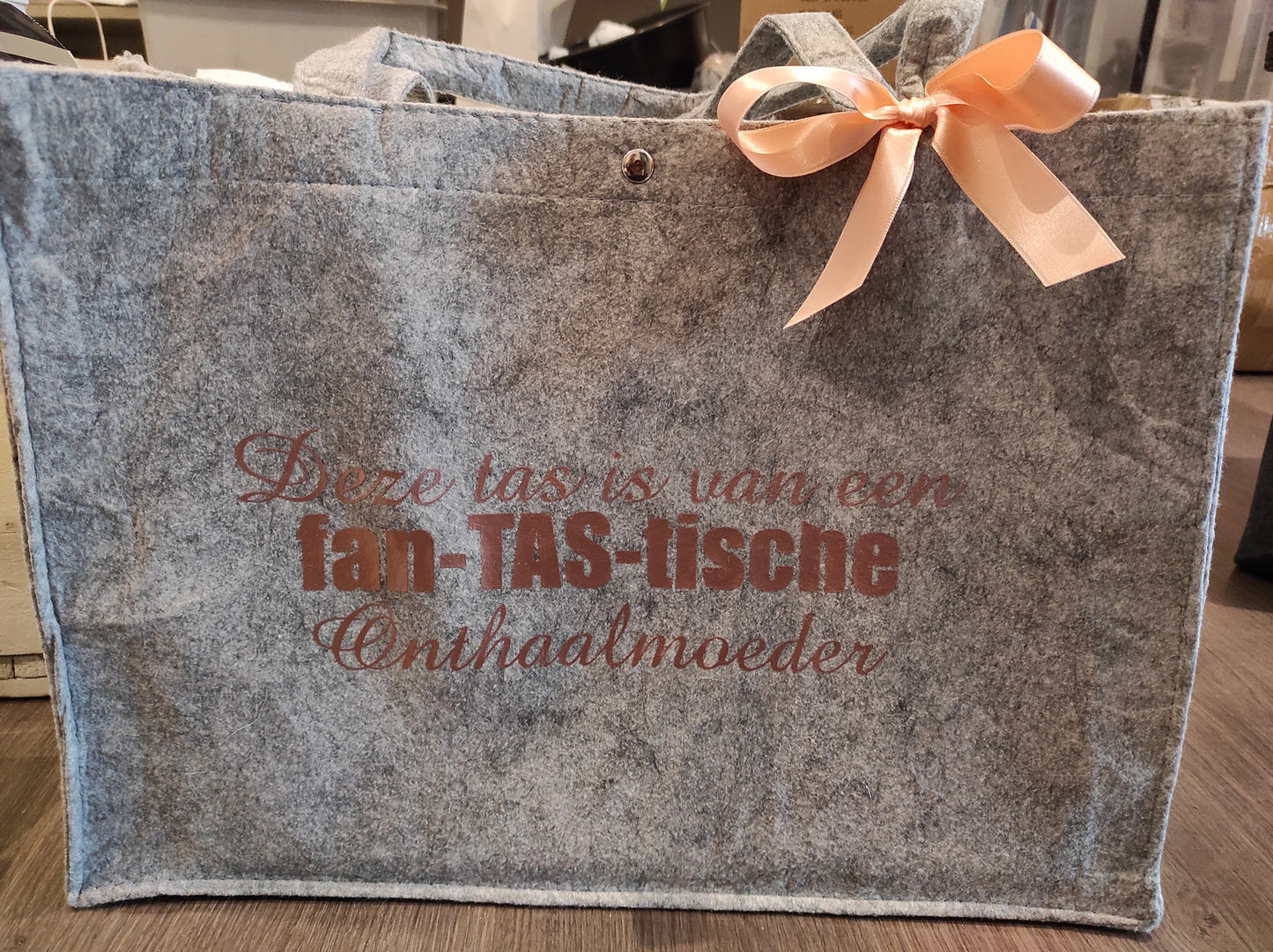 Vilten Tas | Gepersonaliseerde Tekst