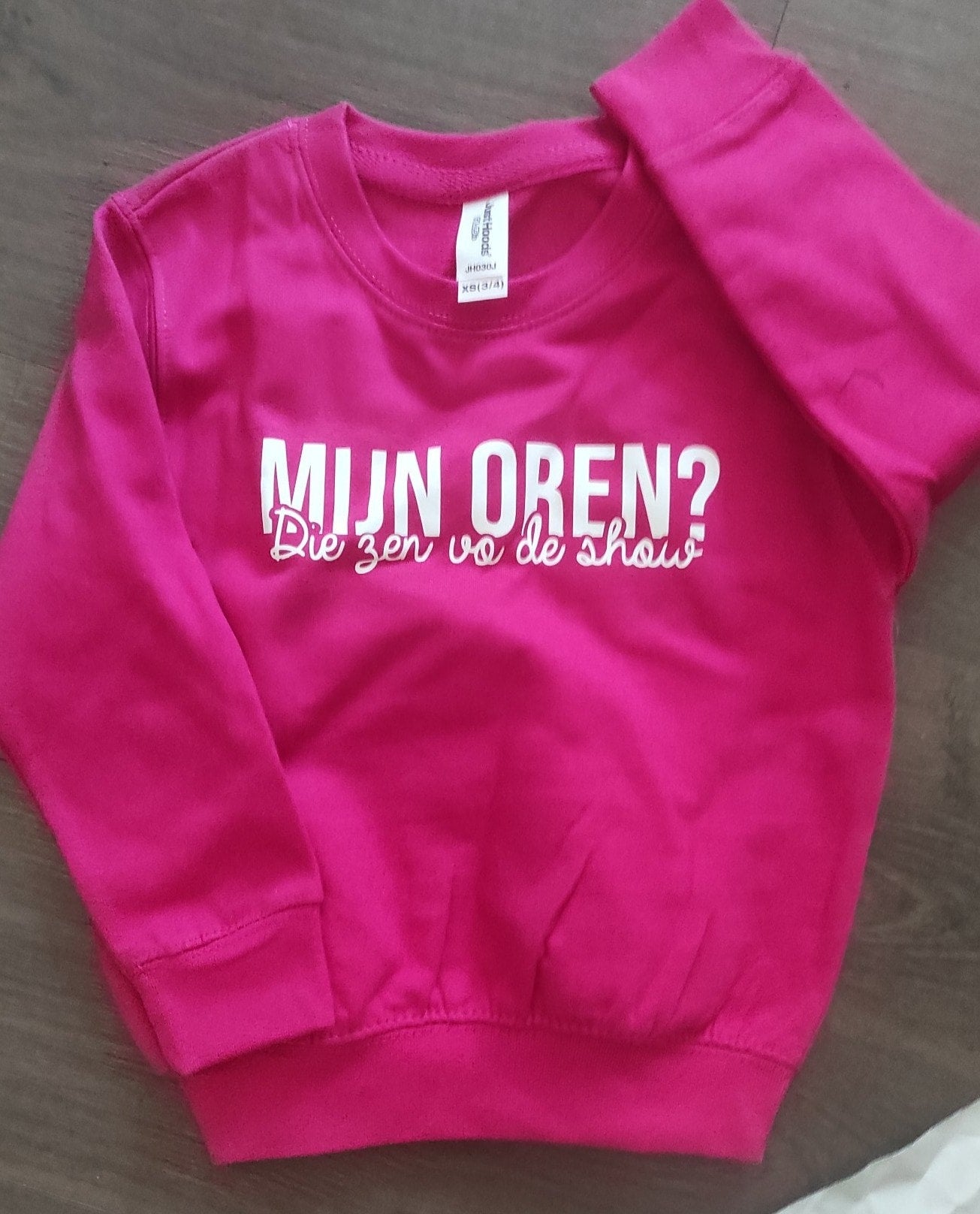 Sweatshirt Kind | Mijn oren? Die zen vo de show