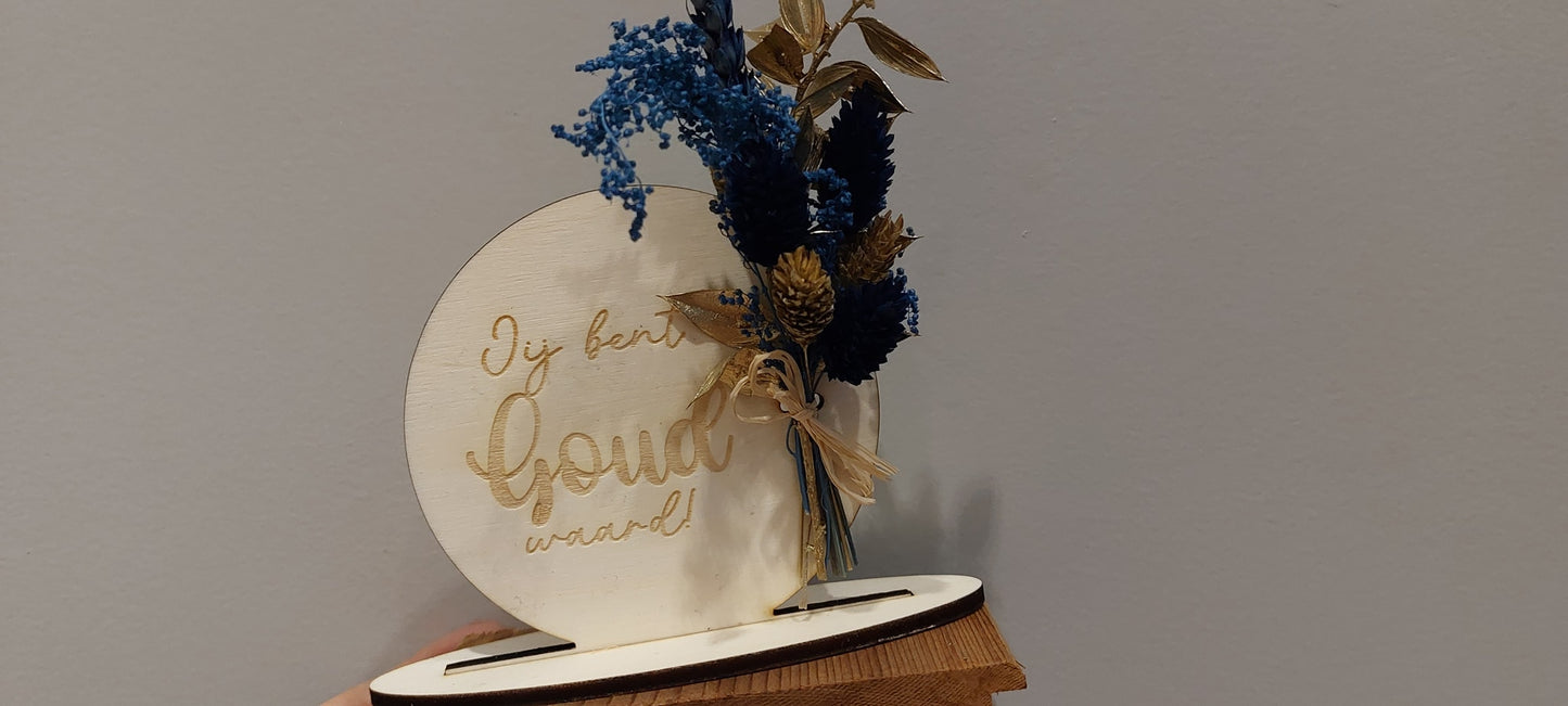 Flowerhoop Klein | Naamcirkel gepersonaliseerd