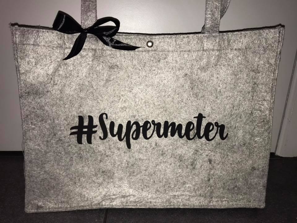 Vilten Tas | Gepersonaliseerde Tekst