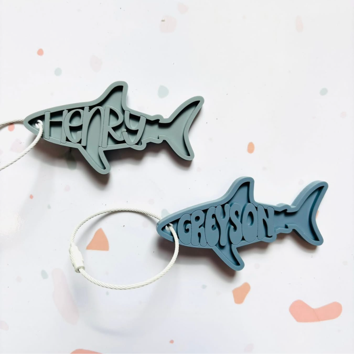 Sleutelhanger Haai | Gepersonaliseerd