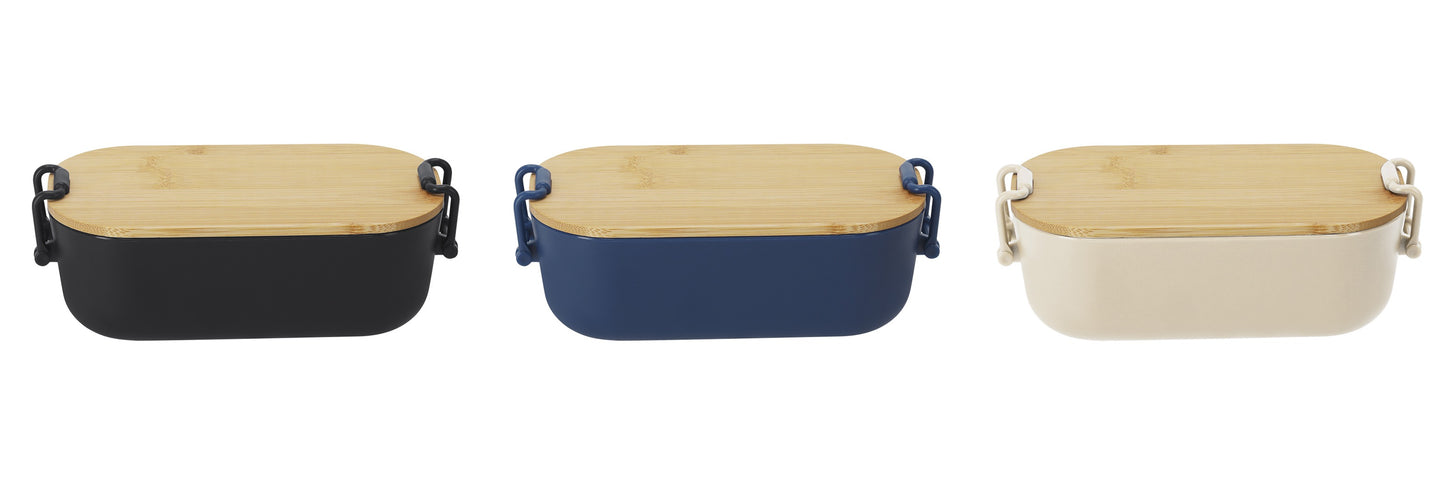 Lunchbox Bamboe | Lasergraveerbaar 3 kleuren