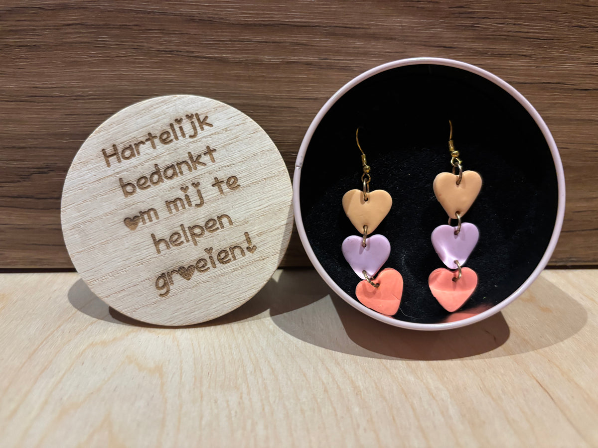juwelendoosje roze | Hartelijk bedankt mij te helpen groeien