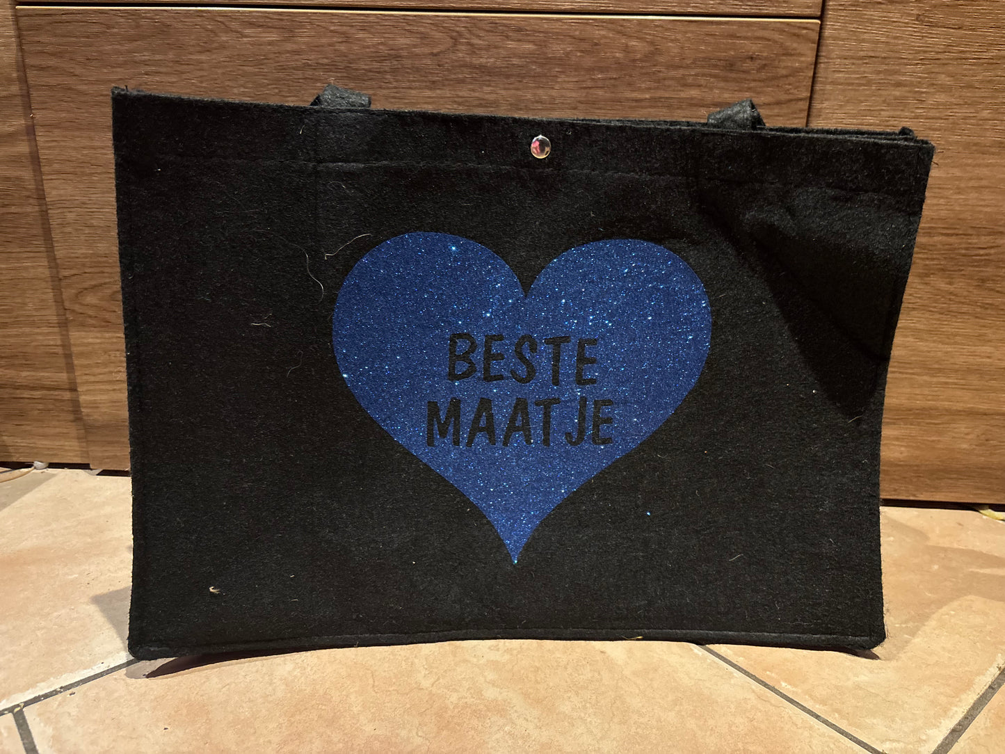 Vilten Tas zwart | Beste Maatje