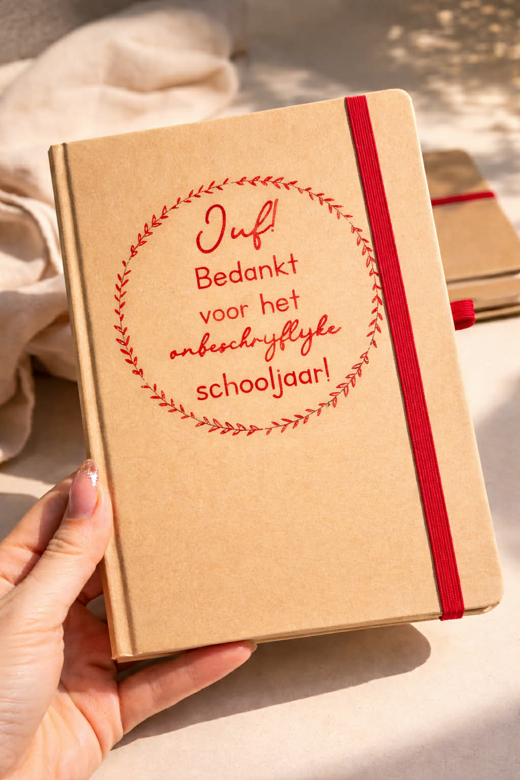 Notitieboekje met Metallicgravure | Gepersonaliseerd