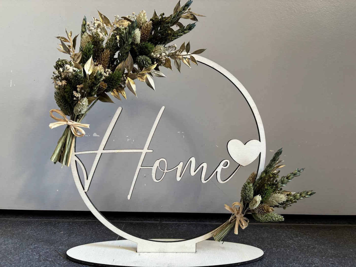 Flowerhoop Groot | Naamcirkel gepersonaliseerd