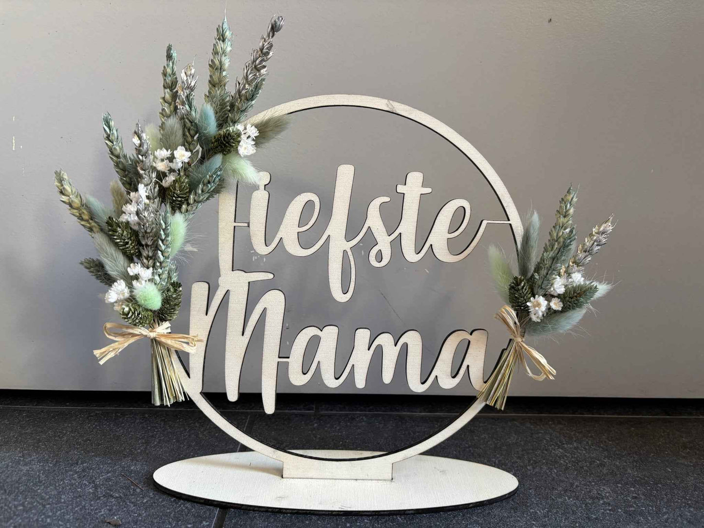 Flowerhoop Groot | Naamcirkel gepersonaliseerd
