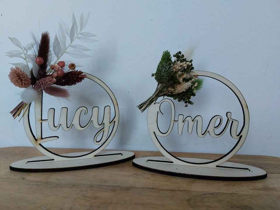 Flowerhoop Klein | Naamcirkel gepersonaliseerd