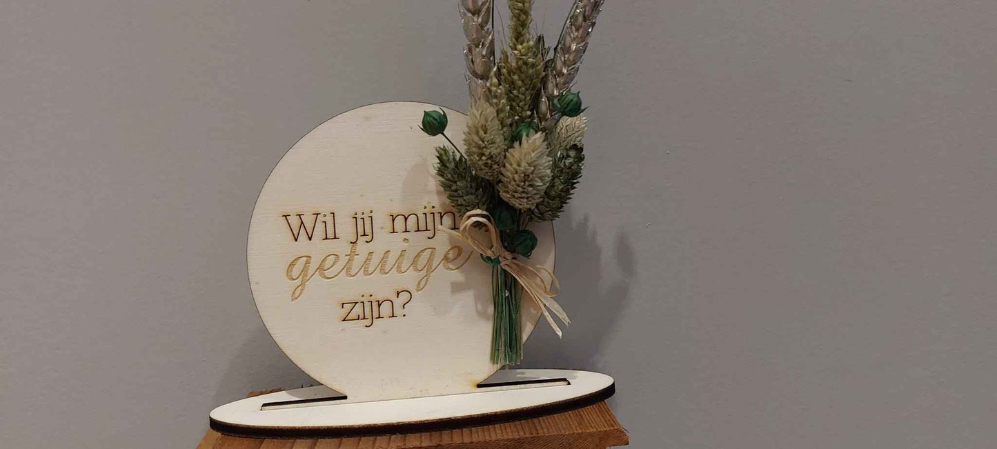Flowerhoop Klein | Naamcirkel gepersonaliseerd