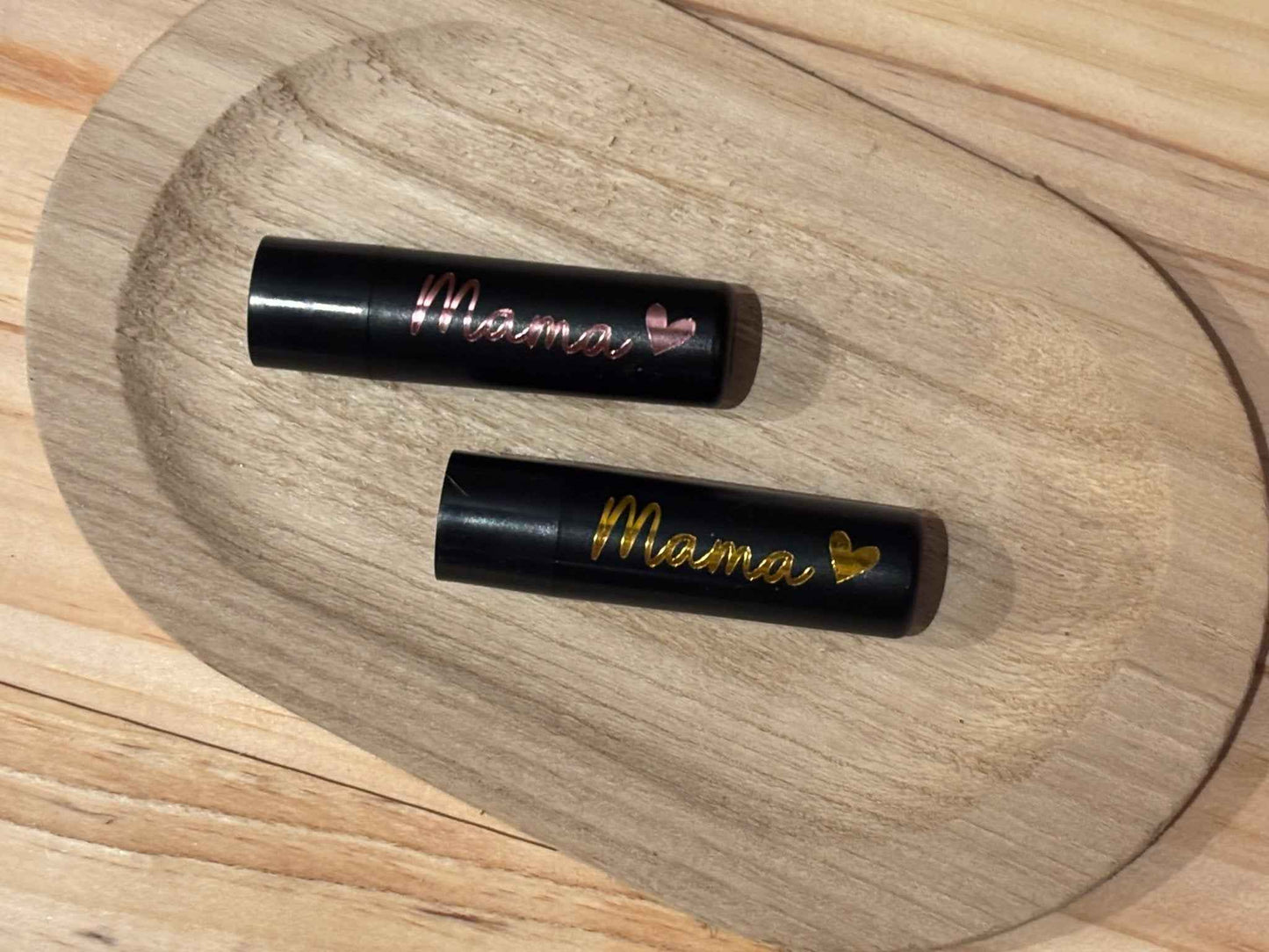 Lippenbalsem Mat Zwart | Gepersonaliseerd