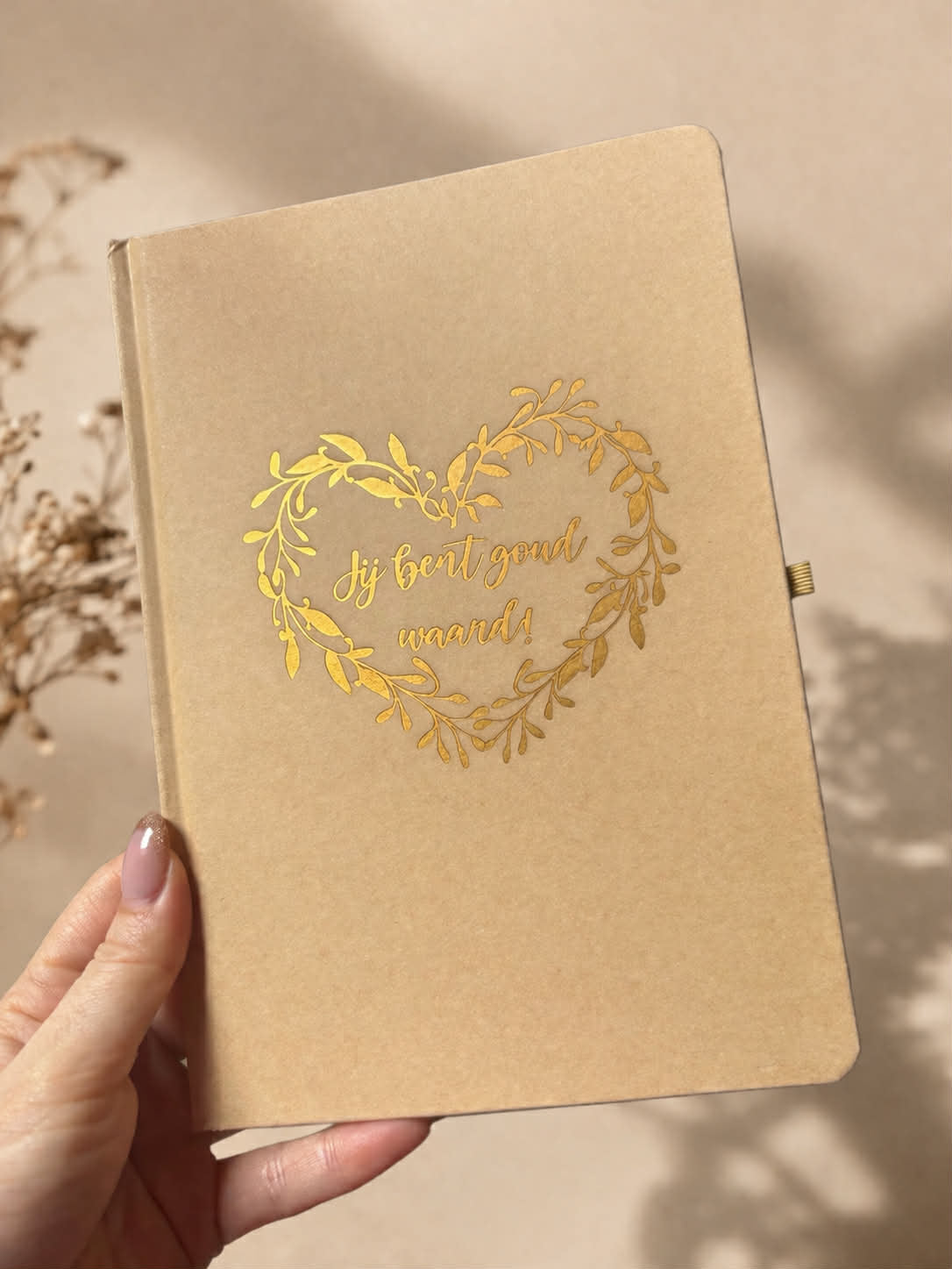 Notitieboekje met Metallicgravure | Gepersonaliseerd