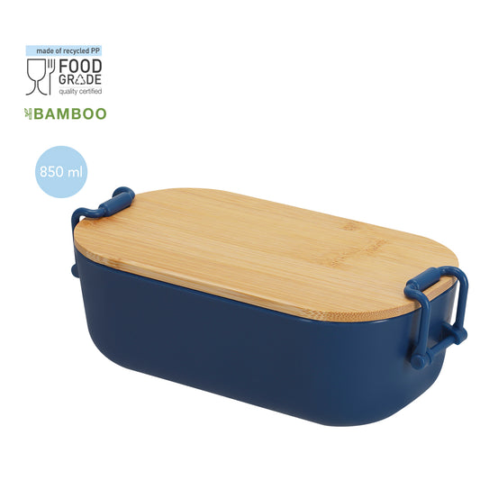 Lunchbox Bamboe | Lasergraveerbaar 3 kleuren