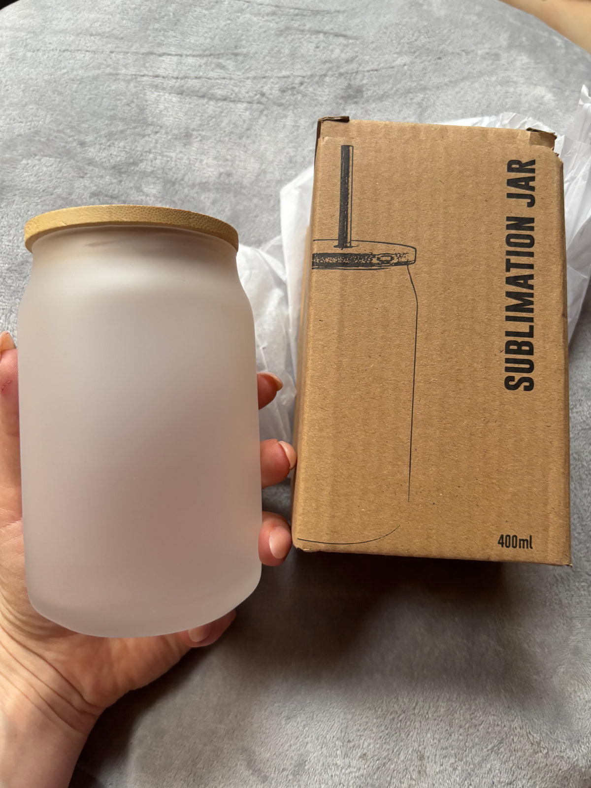 Masonjar Sublimatie | Blanco