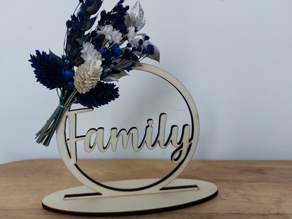 Flowerhoop Klein | Naamcirkel gepersonaliseerd