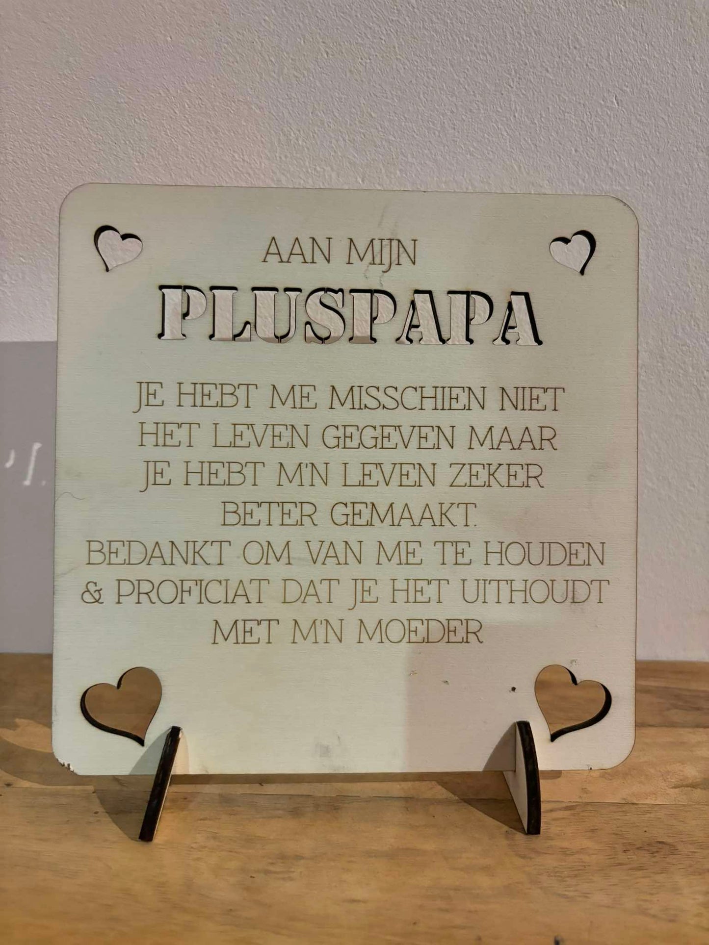 Houten Staander | Pluspapa