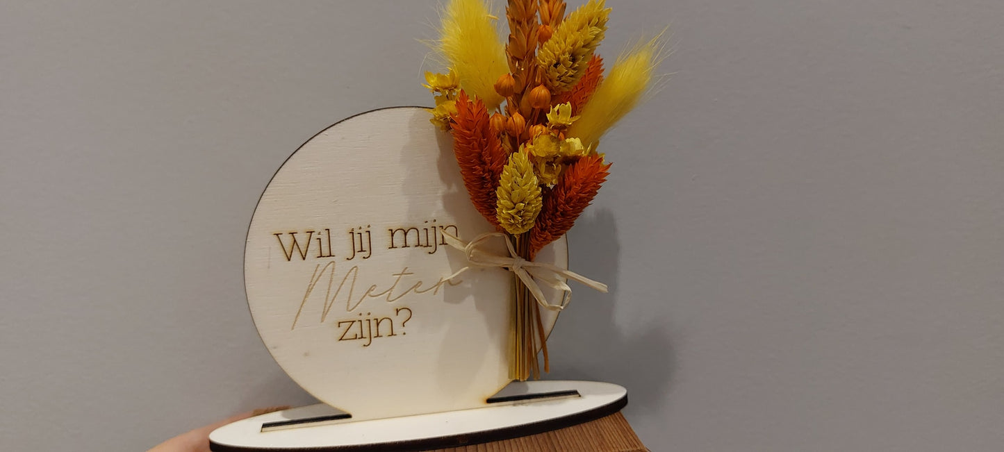 Flowerhoop Klein | Naamcirkel gepersonaliseerd