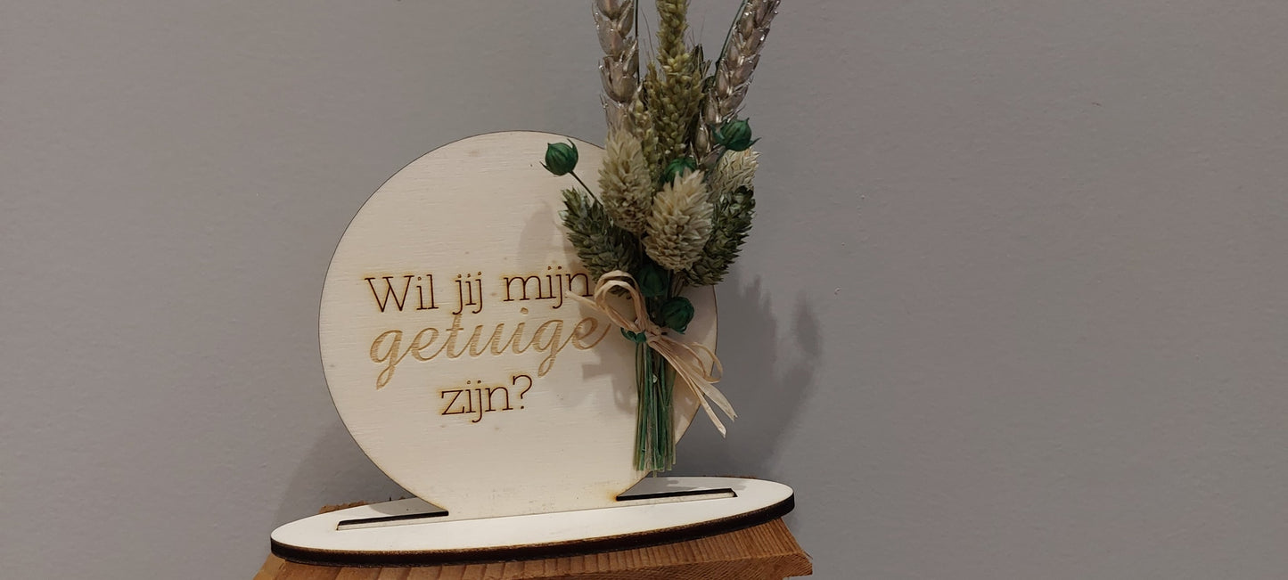 Flowerhoop Klein | Naamcirkel gepersonaliseerd
