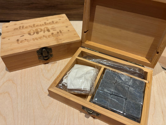 Ijsblokjesset stenen voor Whiskey | allerliefste Opa ter wereld