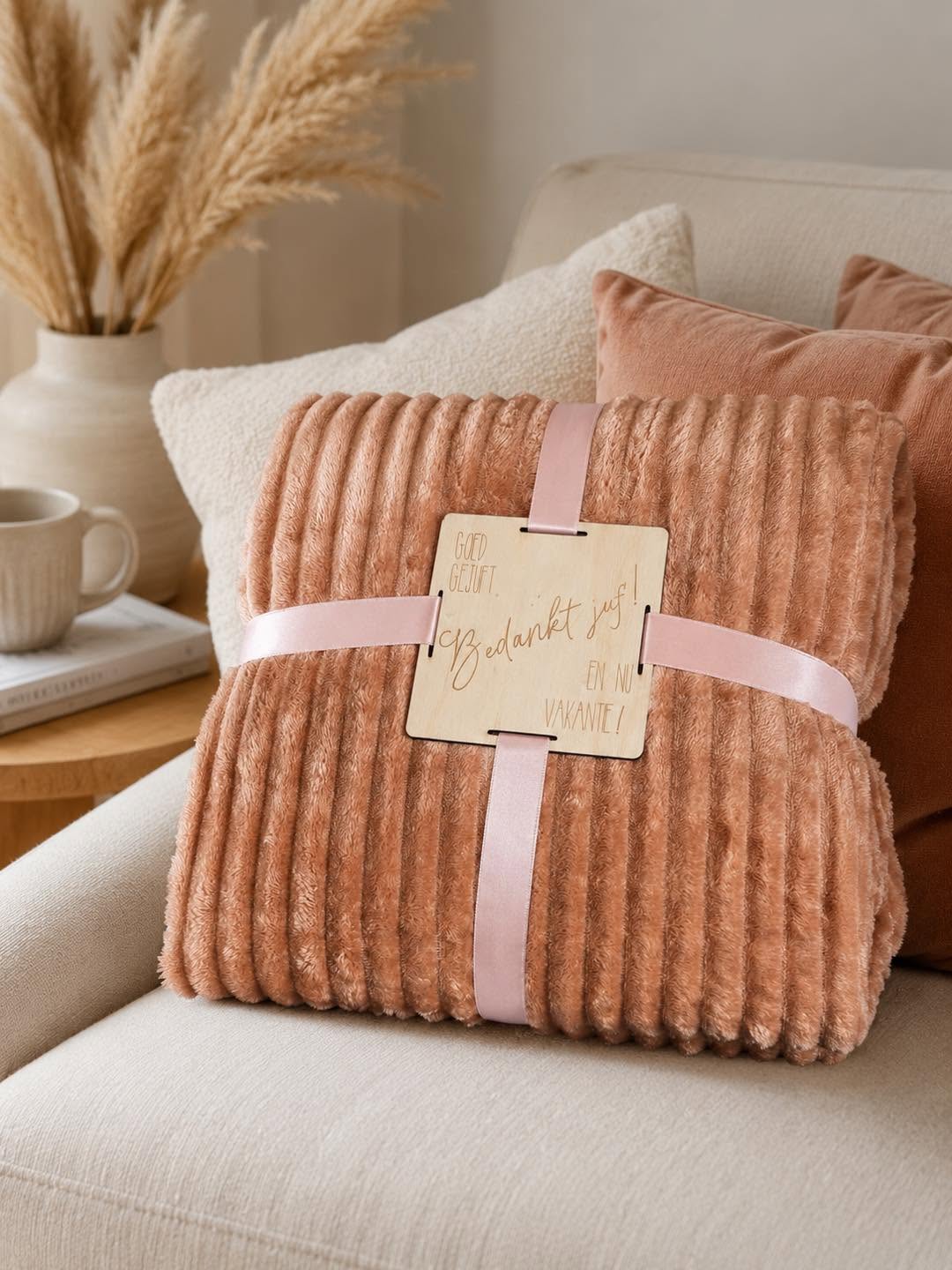 Fleece Deken 150x200cm | Gepersonaliseerde Cadeaukaart