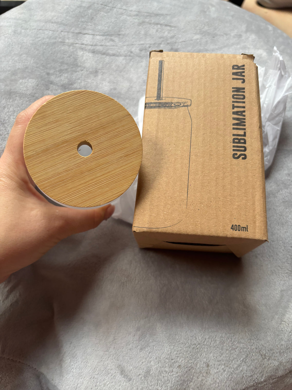 Masonjar Sublimatie | Blanco