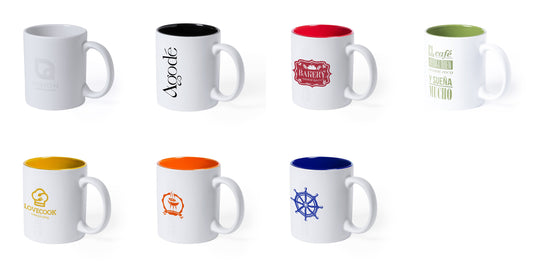 Lasergraveerbare Mok Wit | 6 kleuren