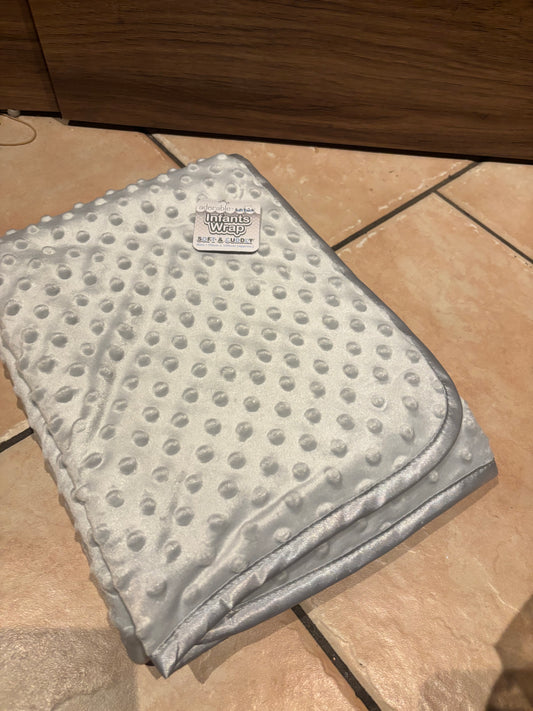 Babydeken Bolletjes Grijs | Blanco