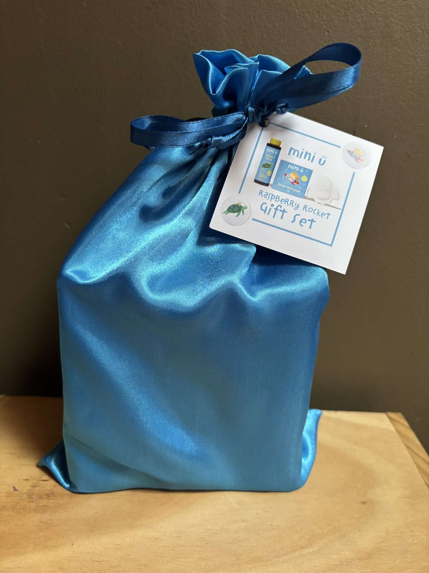 Cadeausetje Blauw | Mini Ü | Gepersonaliseerd - Wearable Wishes