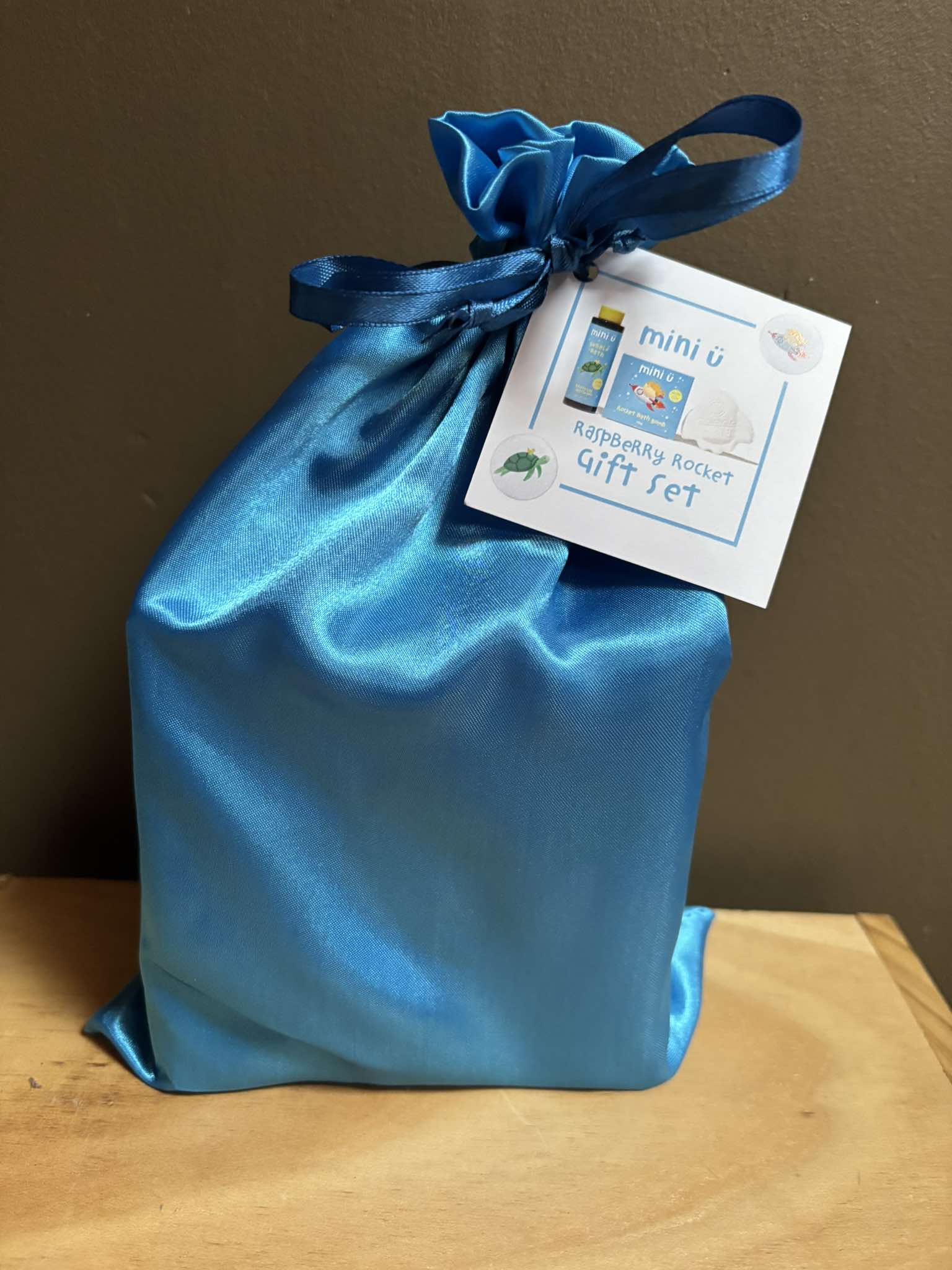 Cadeausetje Blauw | Mini Ü | Gepersonaliseerd - Wearable Wishes