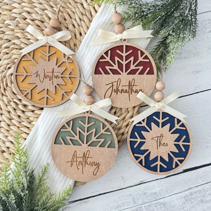 Christmas Pendant Name | Personalized