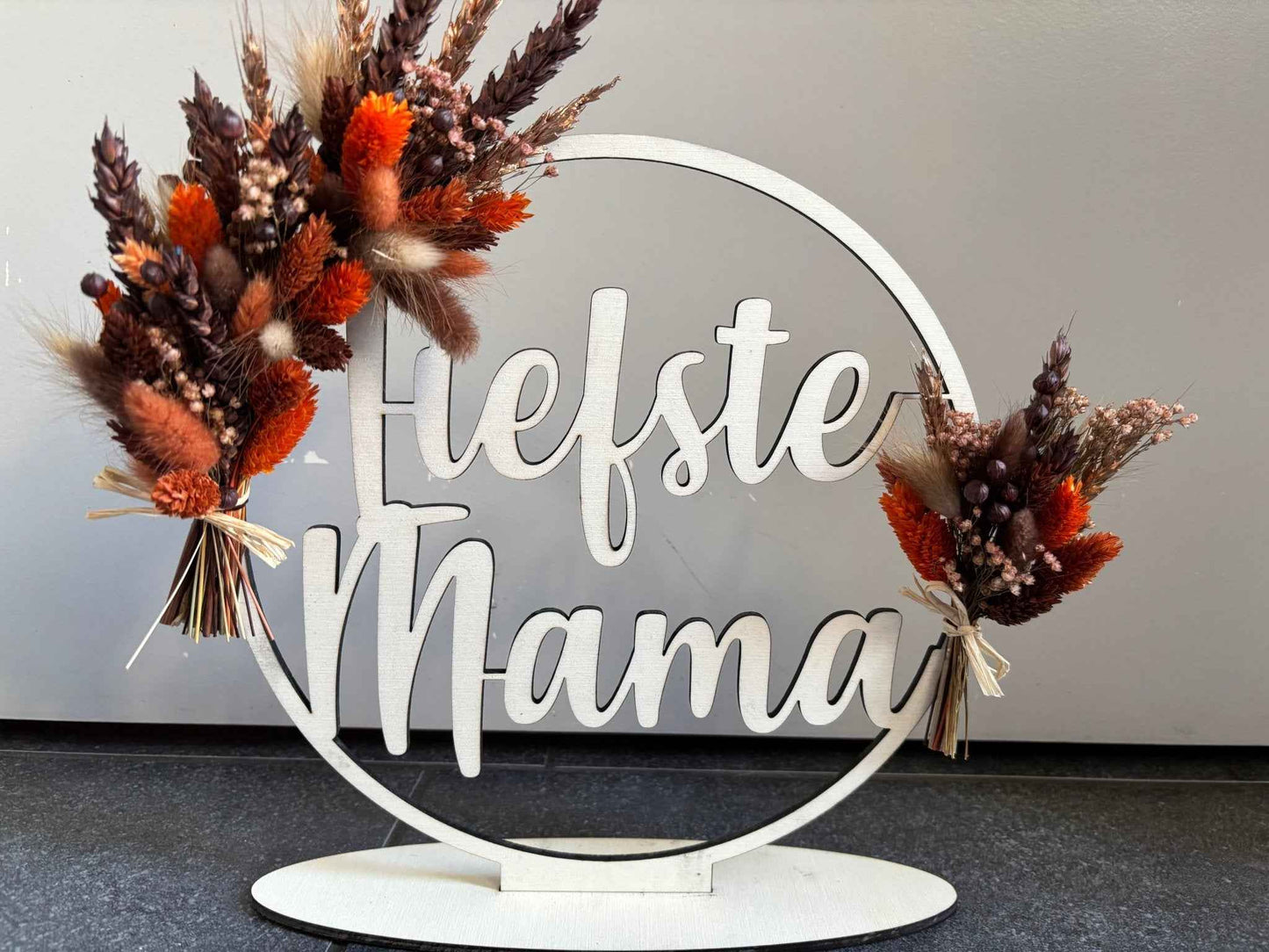 Flowerhoop Groot | Naamcirkel gepersonaliseerd