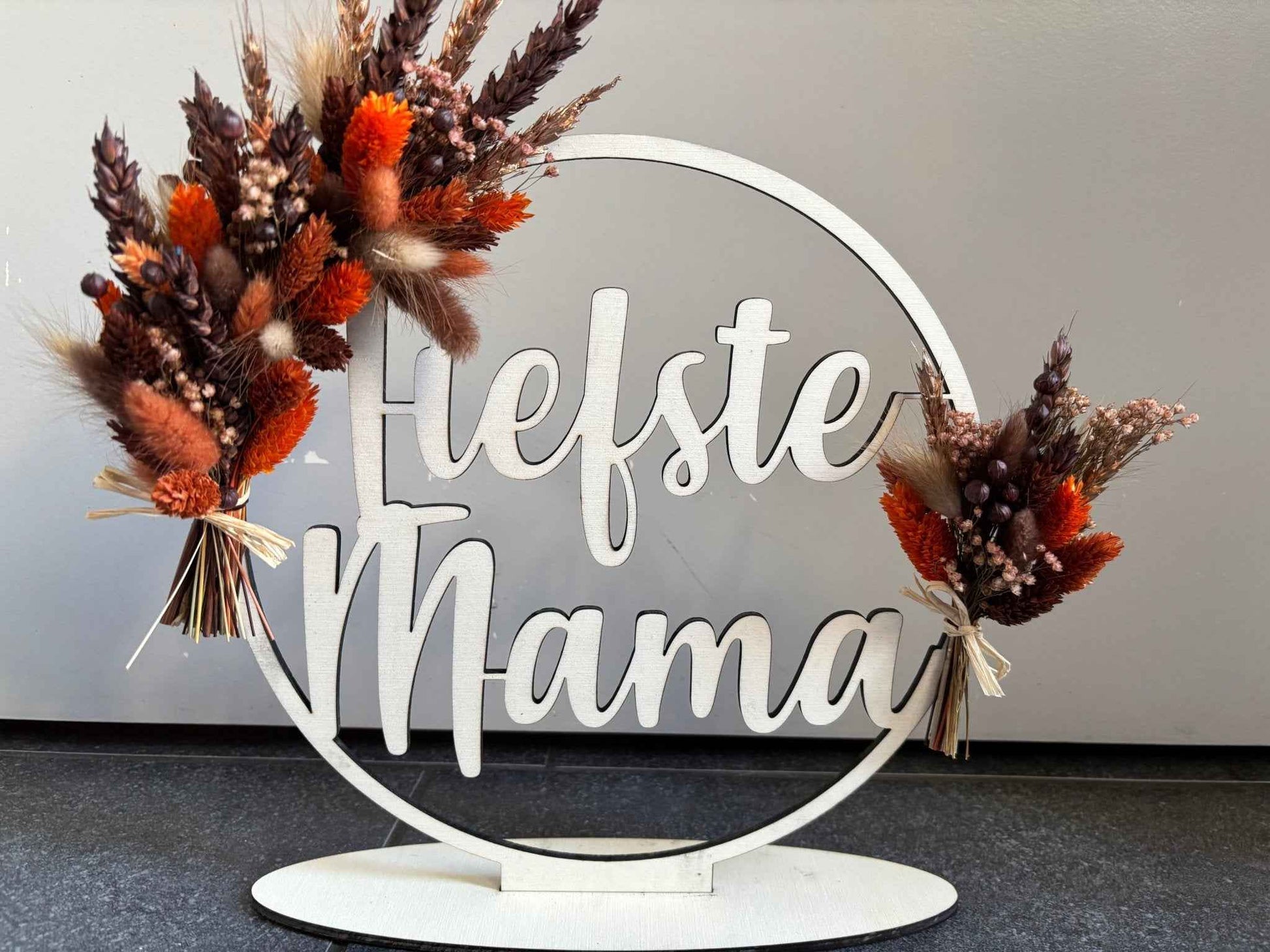 Flowerhoop Groot | Naamcirkel gepersonaliseerd