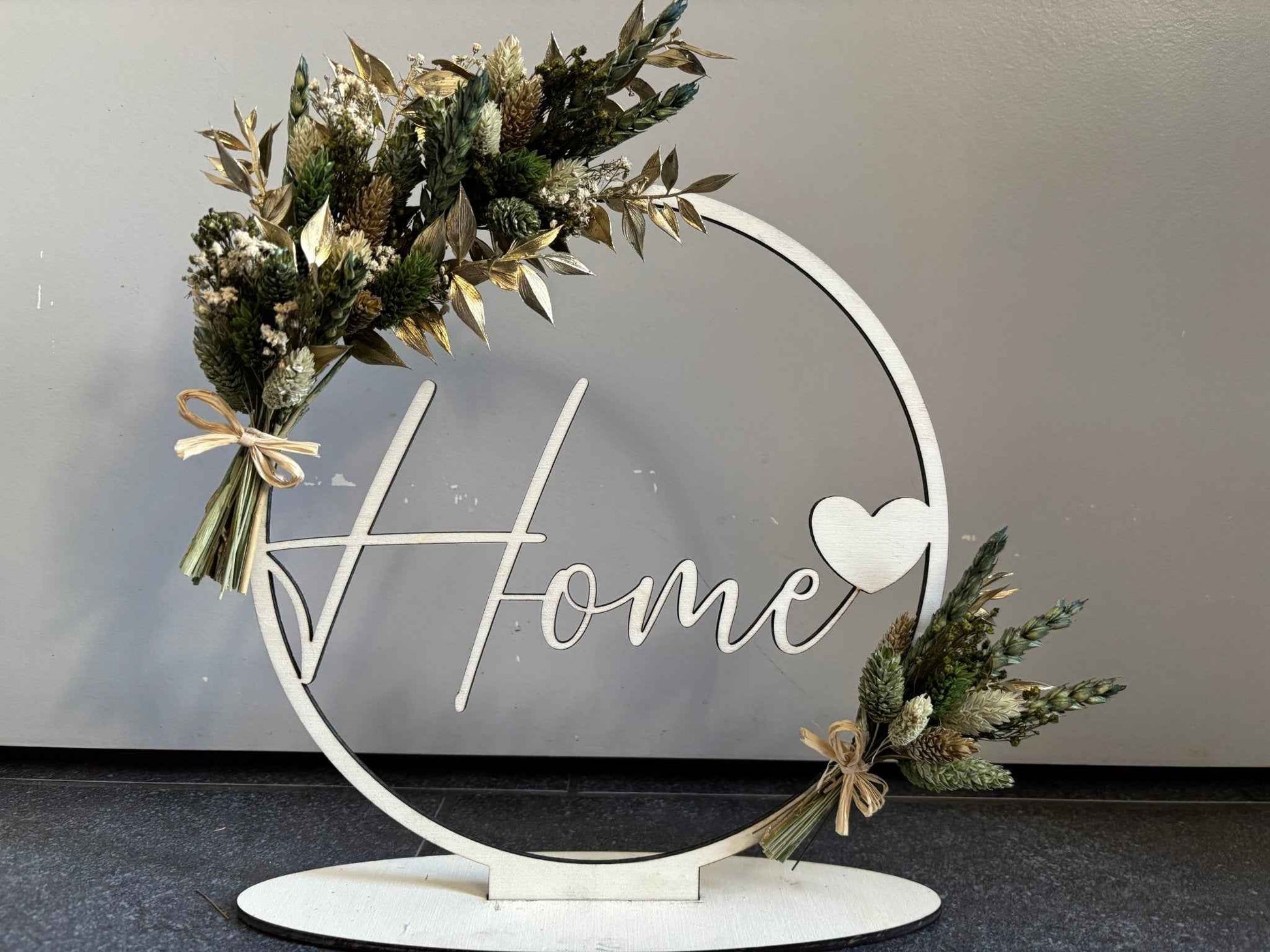 Flowerhoop Groot | Naamcirkel gepersonaliseerd
