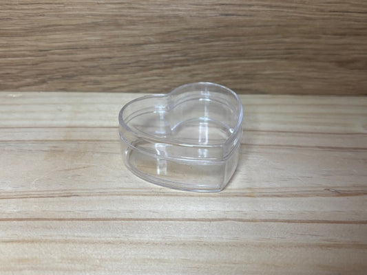 Plexi Hartvormig Potje – 6 cm – Perfect voor Traktaties & Doopsuiker