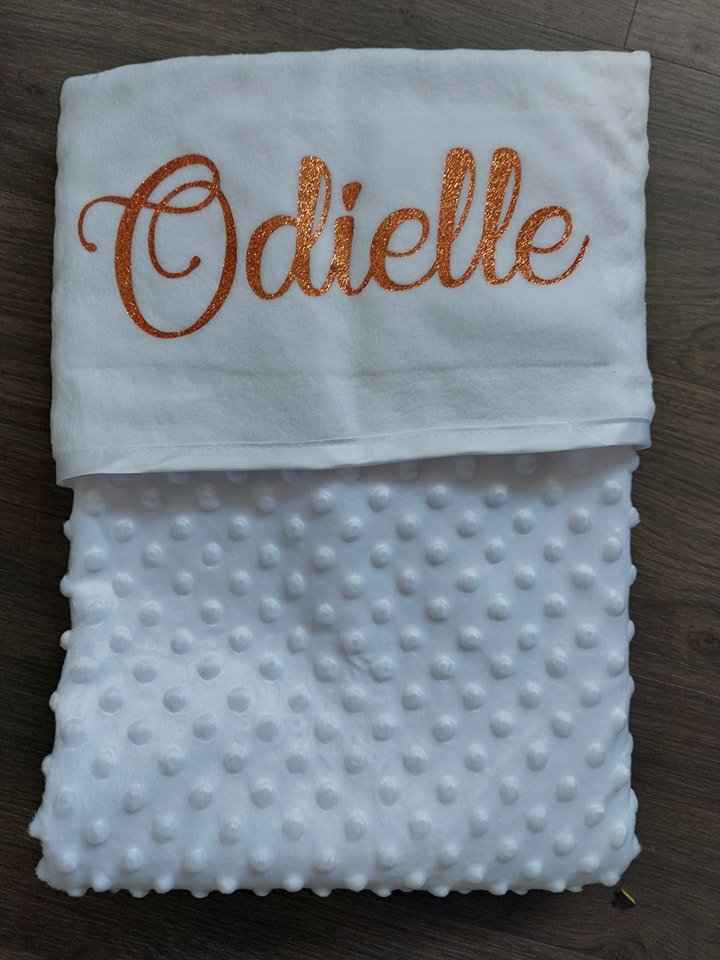 Presale! Babydekentje met Naam | Bolletjesvariant
