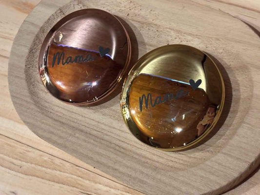 Zakspiegeltje Metallic | Gepersonaliseerd met Naam